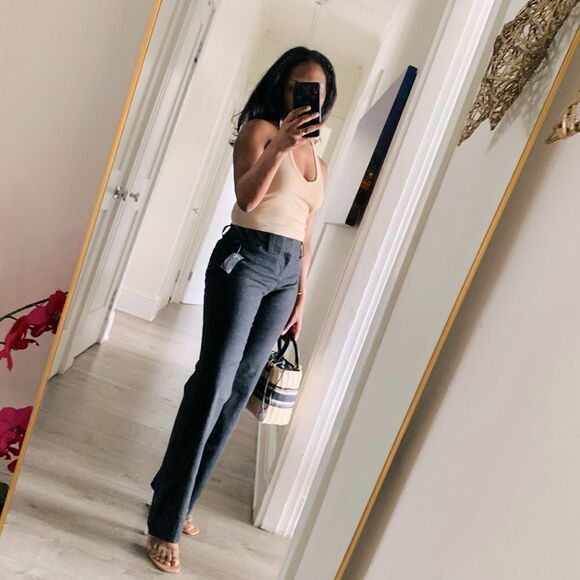 GAP GRAY PLAID PANTS - Picture 4 of 13